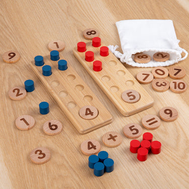 EcoToys NumoBoard™ | Aprender a contar jugando - Tablero de números de madera